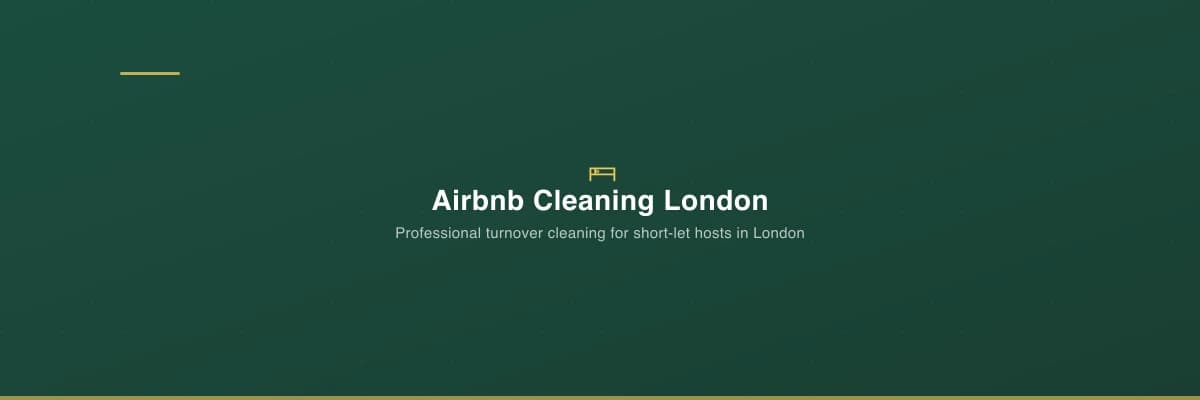 Airbnb turnover cleaning service in London with fresh linen and staging