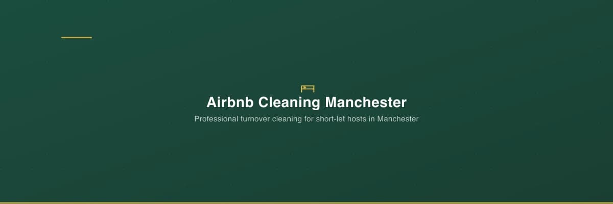 Airbnb turnover cleaning service in Manchester with fresh linen and staging